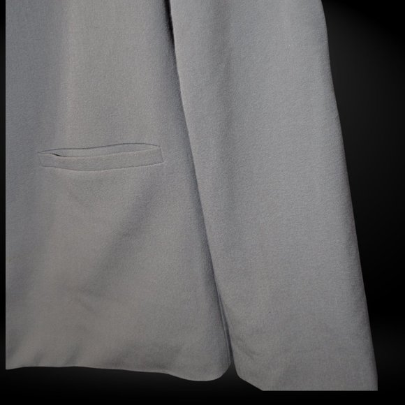 Forever 21 Contemporary Closureless Blazer Gray–Long Sleeve Size M-NWOT - Picture 3 of 9